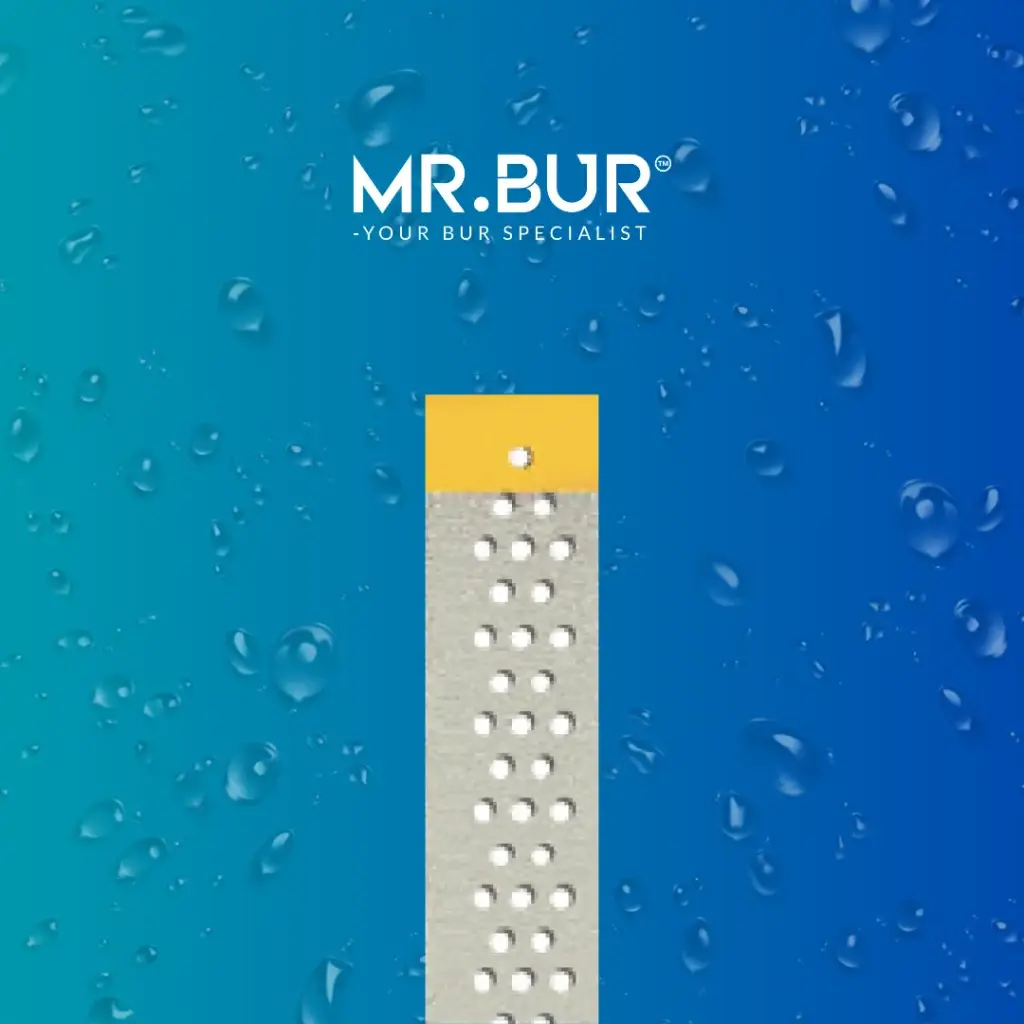 DIAMOND STRIP SERRATED EDGE SINGLE SIDE 0.08MM