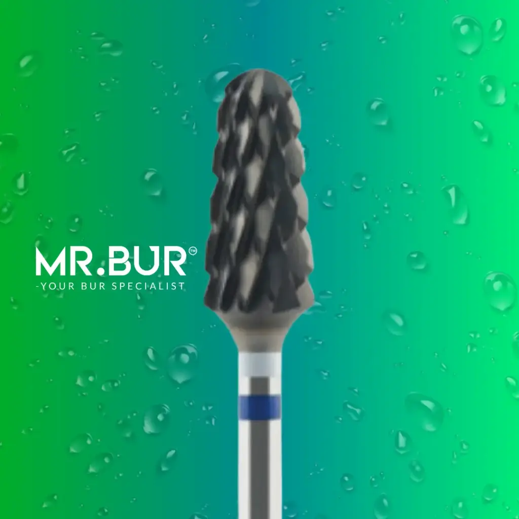 TUNGSTEN CARBIDE BUR FOR CVD COATING - CROSS CUT STANDARD