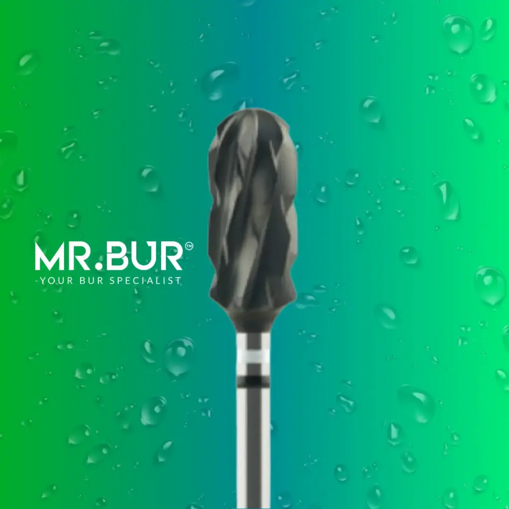 TUNGSTEN CARBIDE BUR FOR CVD COATING - CROSS CUT SUPER COARSE