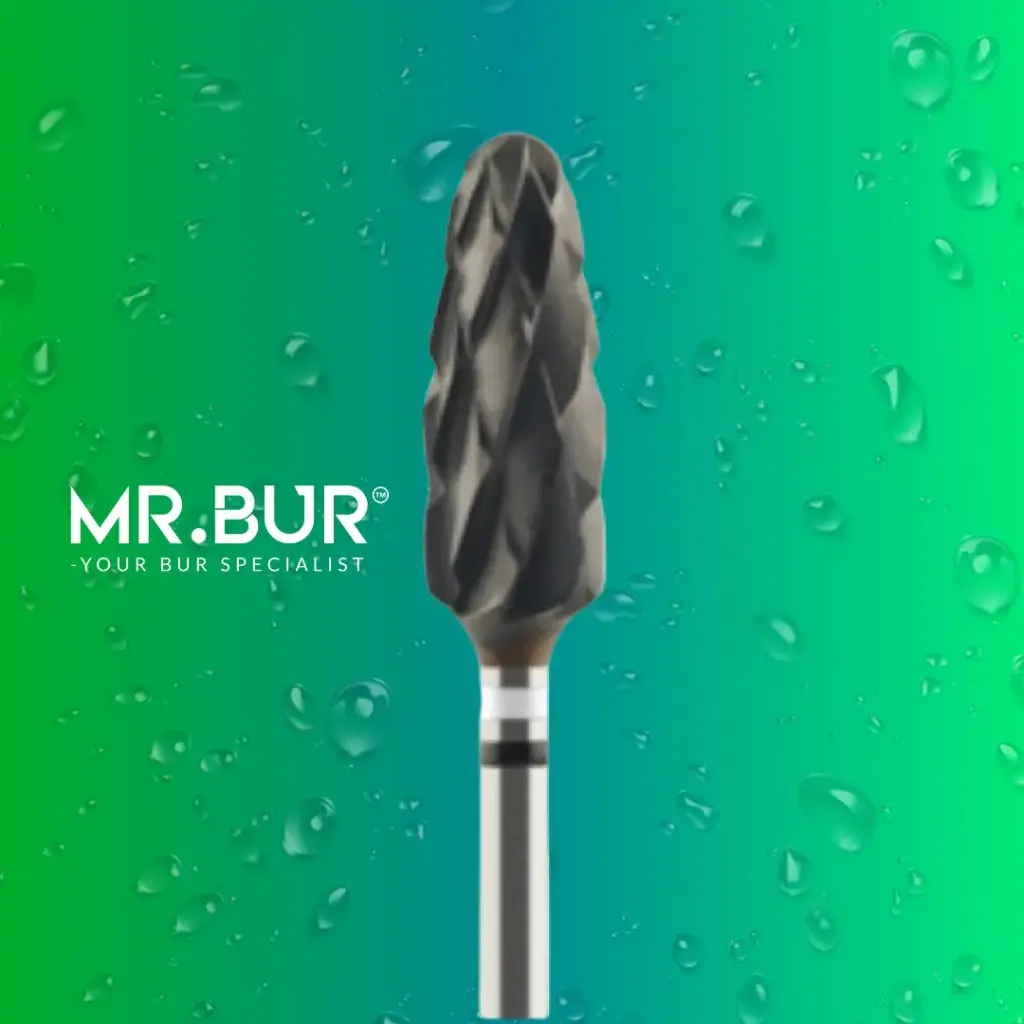 TUNGSTEN CARBIDE BUR FOR CVD COATING - CROSS CUT SUPER COARSE