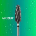 TUNGSTEN CARBIDE BUR FOR CVD COATING - CROSS CUT SUPER COARSE
