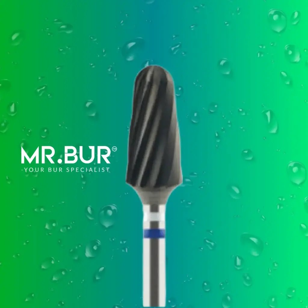 TC BUR FOR CVD COATING - PLAIN CUT STANDARD