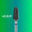 TUNGSTEN CARBIDE BUR FOR CVD COATING - PLAIN CUT STANDARD