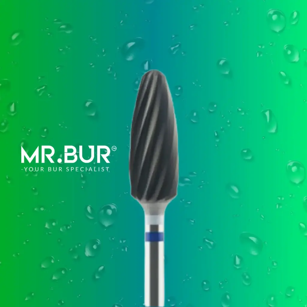 TUNGSTEN CARBIDE BUR FOR CVD COATING - PLAIN CUT STANDARD