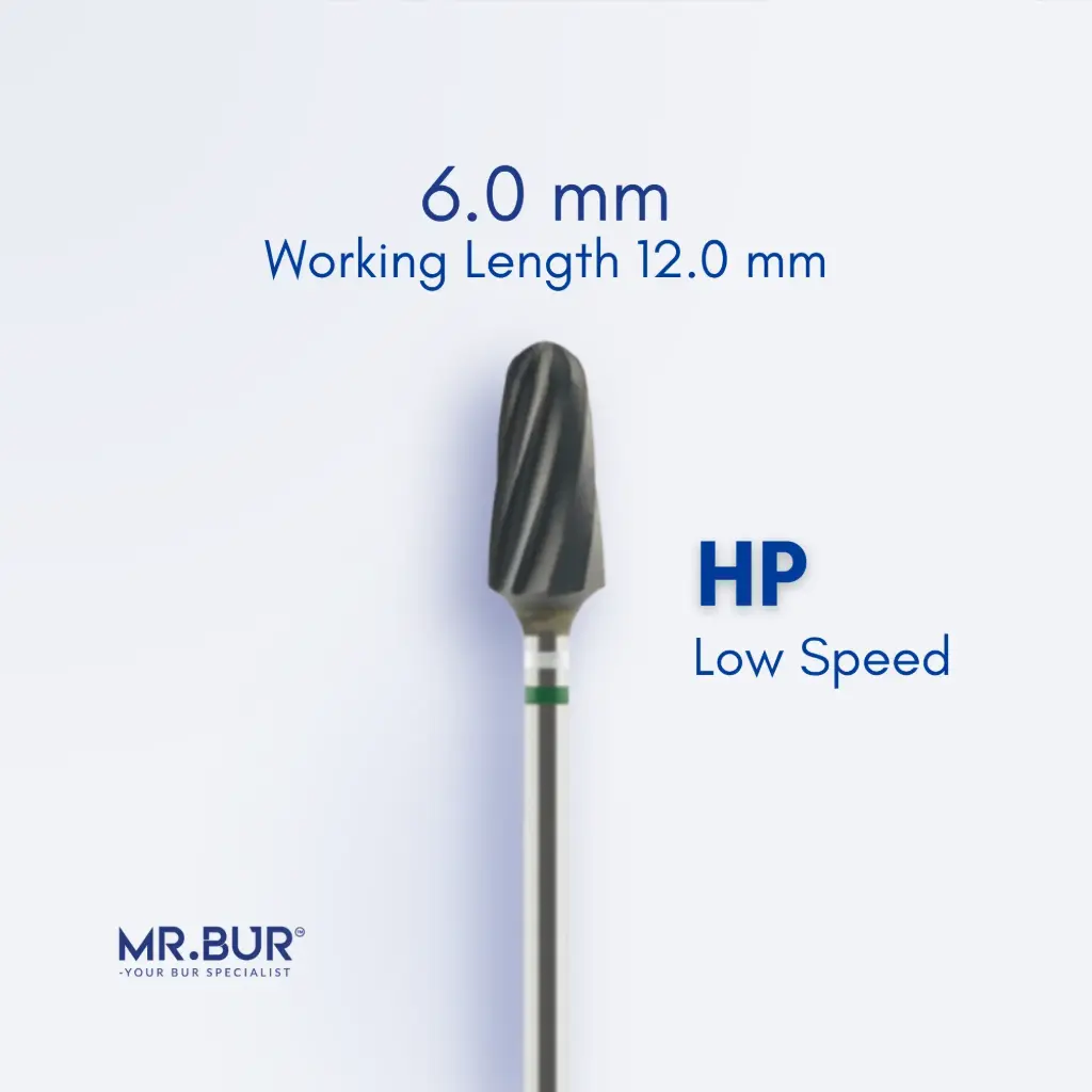 TUNGSTEN CARBIDE BUR FOR CVD COATING - PLAIN CUT COARSE