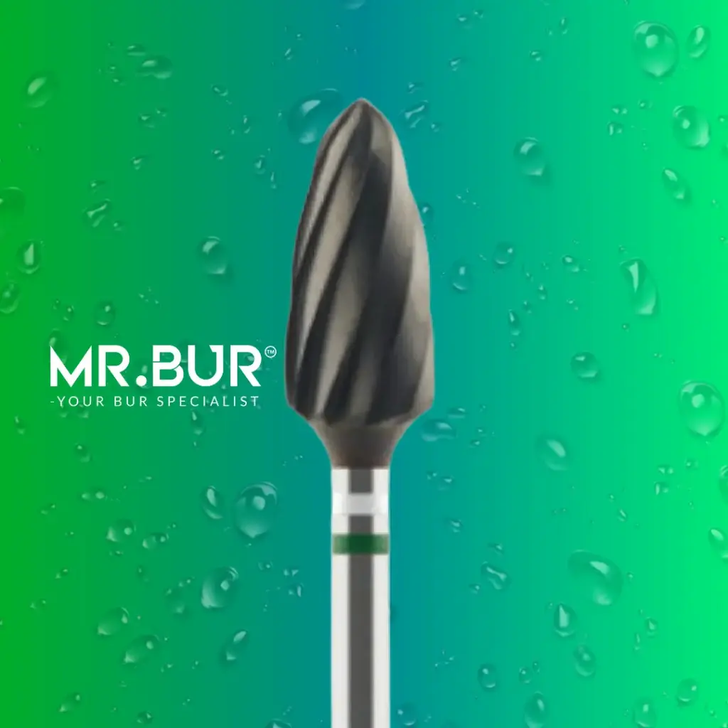 TUNGSTEN CARBIDE BUR FOR FOR CVD COATING - PLAIN CUT COARSE