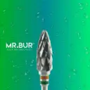 TUNGSTEN CARBIDE BUR FOR FOR ACRYLIC RESIN - CROSS CUT COARSE