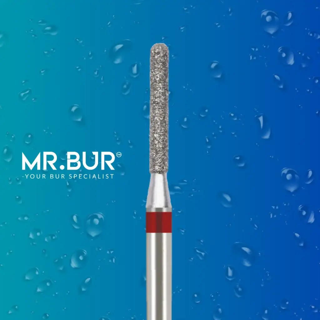 FG DIAMOND CYLINDER ROUND END FINE