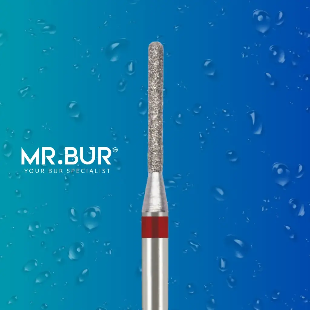 FG DIAMOND CYLINDER ROUND END FINE