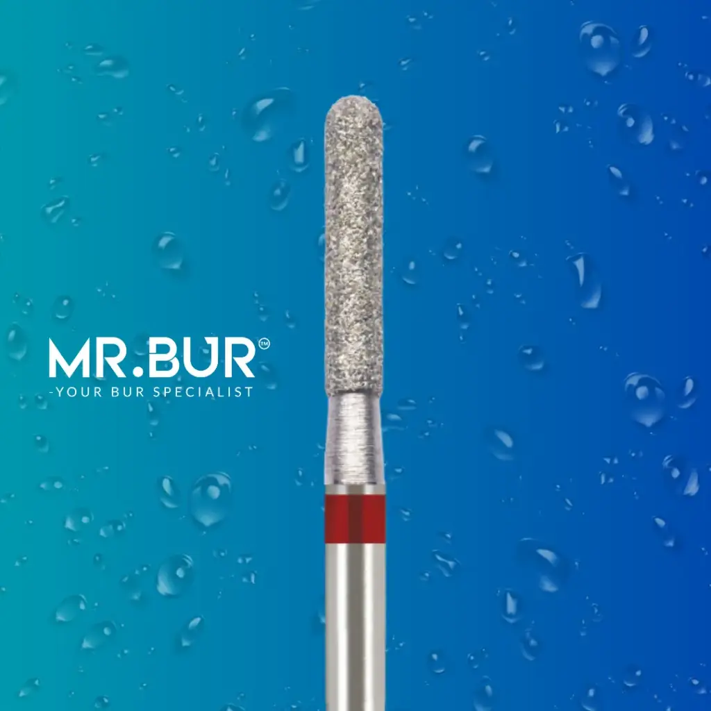 FG DIAMOND CYLINDER ROUND END FINE