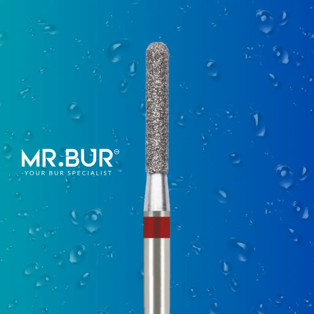 FG DIAMOND CYLINDER ROUND END FINE