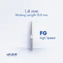 FG FINISHING CARBIDE TAPER ROUND END - CF199UF.314.014 