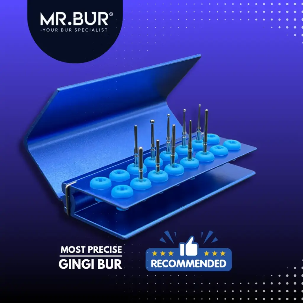 SPECIALTY DENTAL BUR KIT - GINGIVECTOMY SET 10PCS