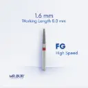 FG DIAMOND TAPER FLAT END - 847F FG.016 