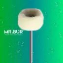 LAB POLISHING BRUSH WHEEL SHAPE (WHITE/CASHMERE)