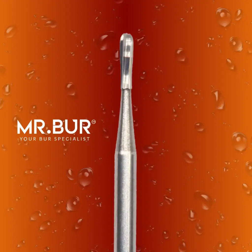 FG CARBIDE PEAR PLAIN CUT 