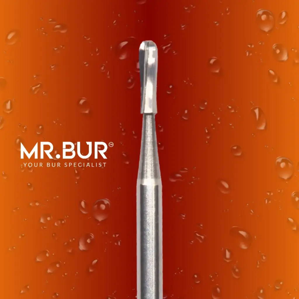 FG CARBIDE PEAR PLAIN CUT 