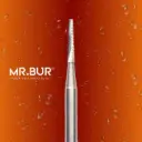 FG CARBIDE TAPER FLAT END CROSS CUT 