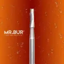 FG CARBIDE TAPER FLAT END CROSS CUT 