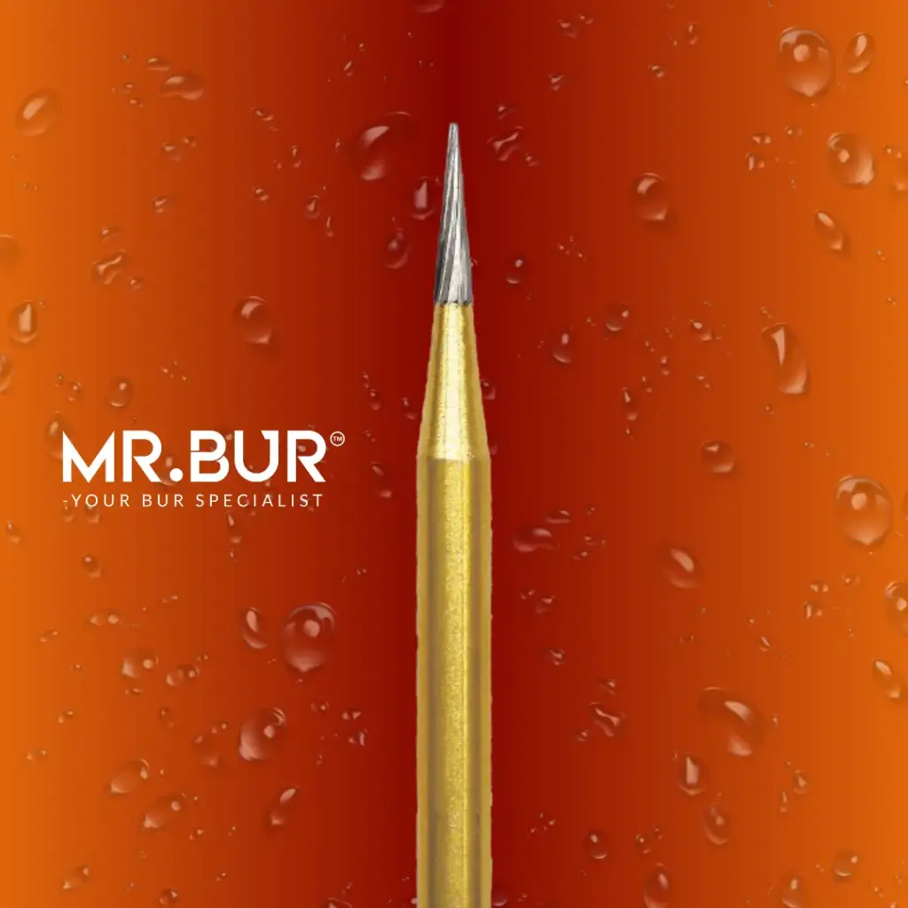 FG FINISHING CARBIDE TAPER FLAT END