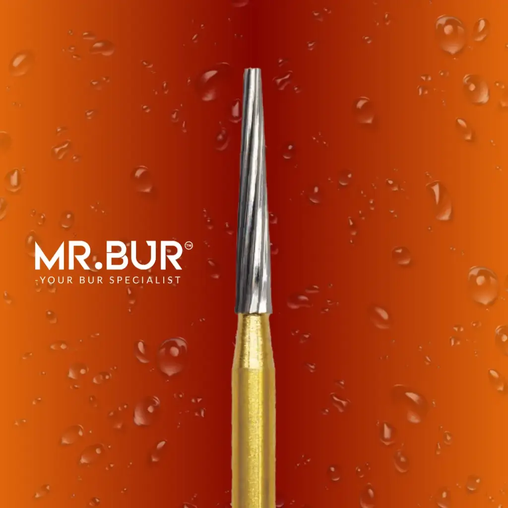 FG FINISHING CARBIDE TAPER FLAT END