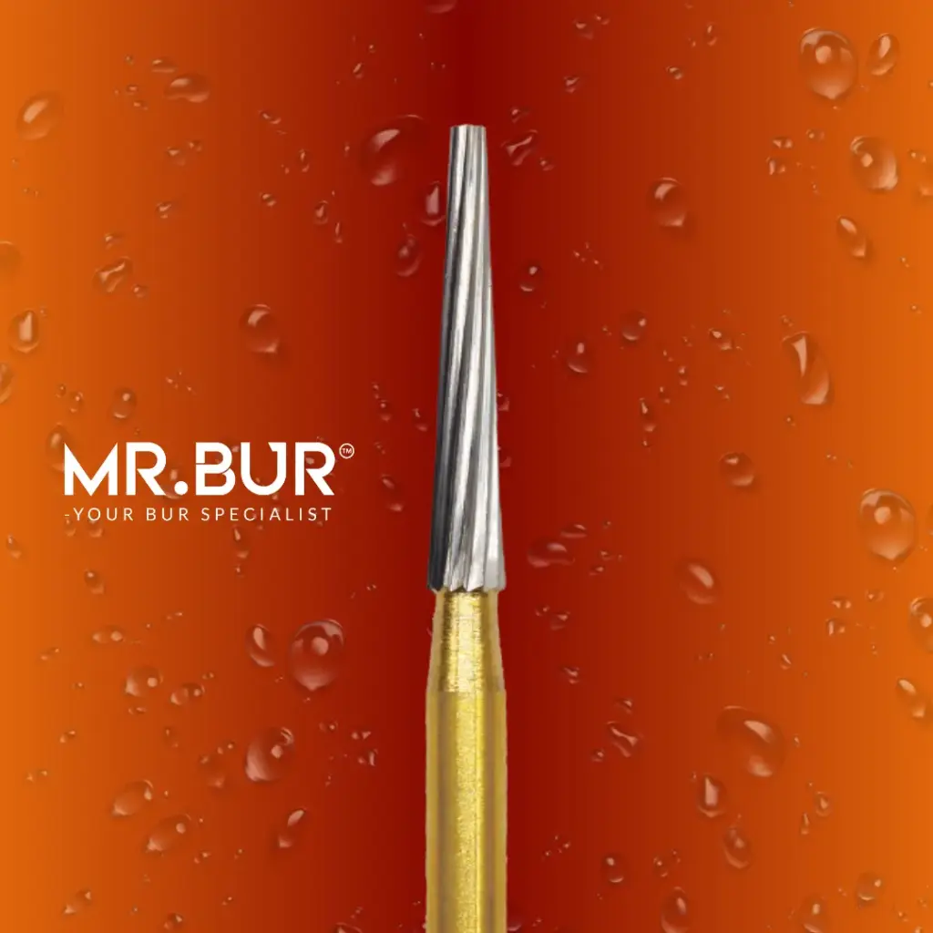 FG FINISHING CARBIDE TAPER FLAT END