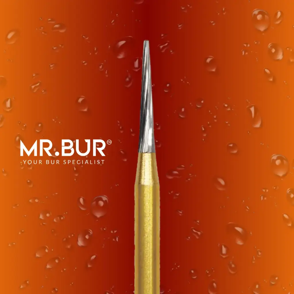 FG FINISHING CARBIDE TAPER FLAT END