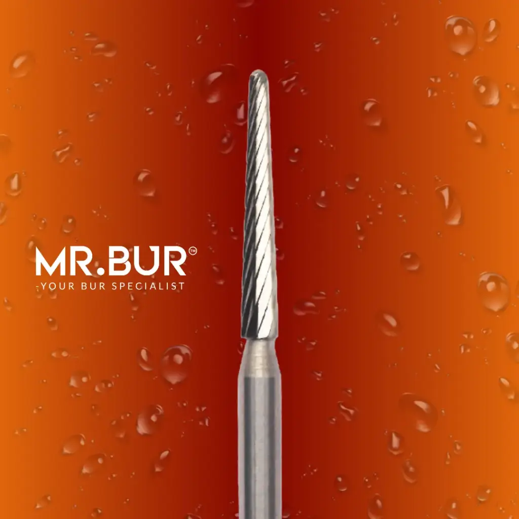 FG FINISHING CARBIDE TAPER ROUND END