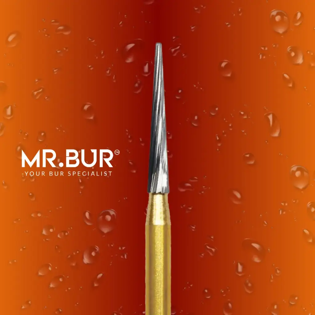 FG FINISHING CARBIDE TAPER FLAT END