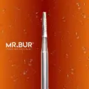 FG CARBIDE TAPER FLAT END CROSS CUT 