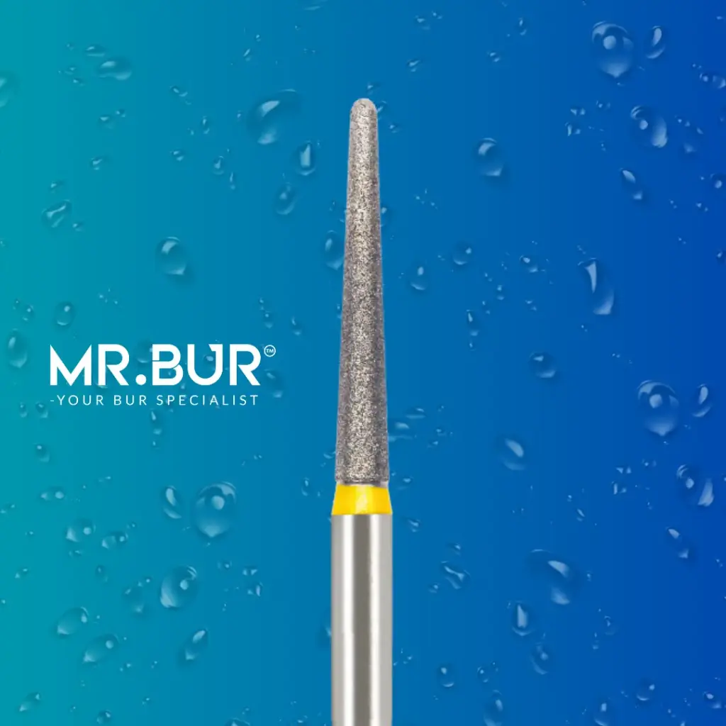 FG DIAMOND TAPER ROUND END SUPER FINE