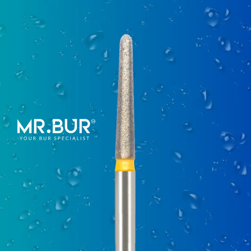 FG DIAMOND TAPER ROUND END SUPER FINE