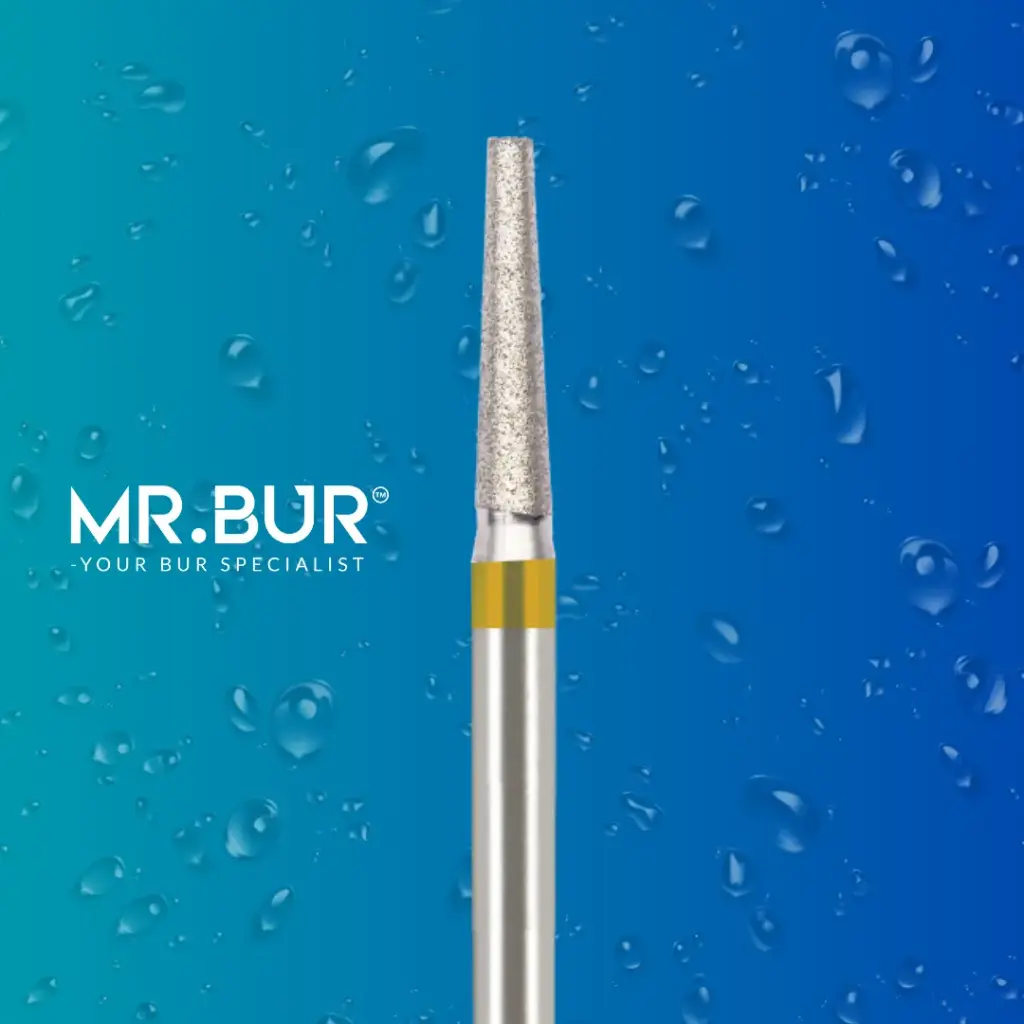 FG DIAMOND TAPER FLAT END SUPER FINE