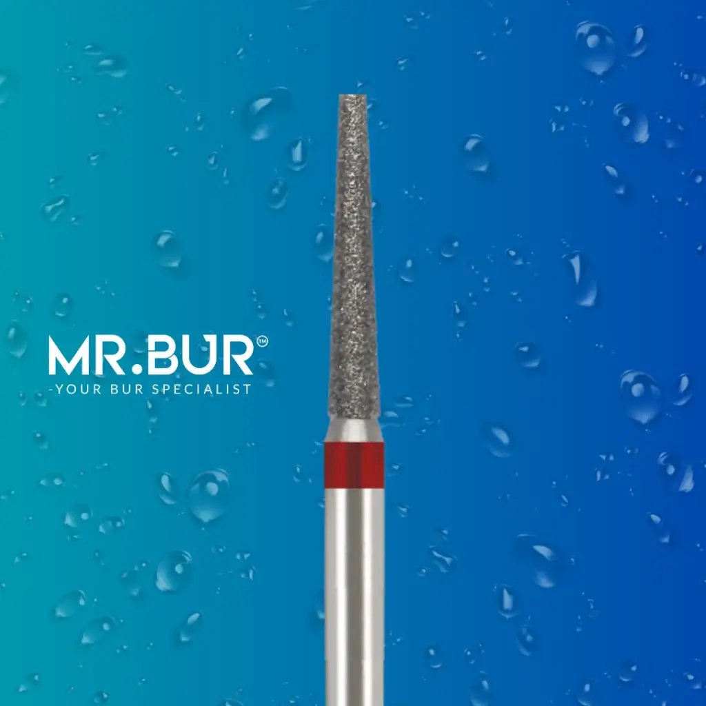 FG DIAMOND TAPER FLAT END FINE