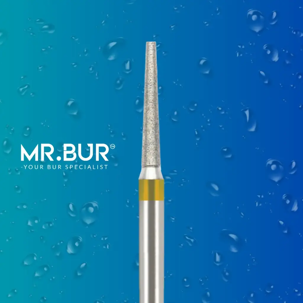 FG DIAMOND TAPER FLAT END SUPER FINE