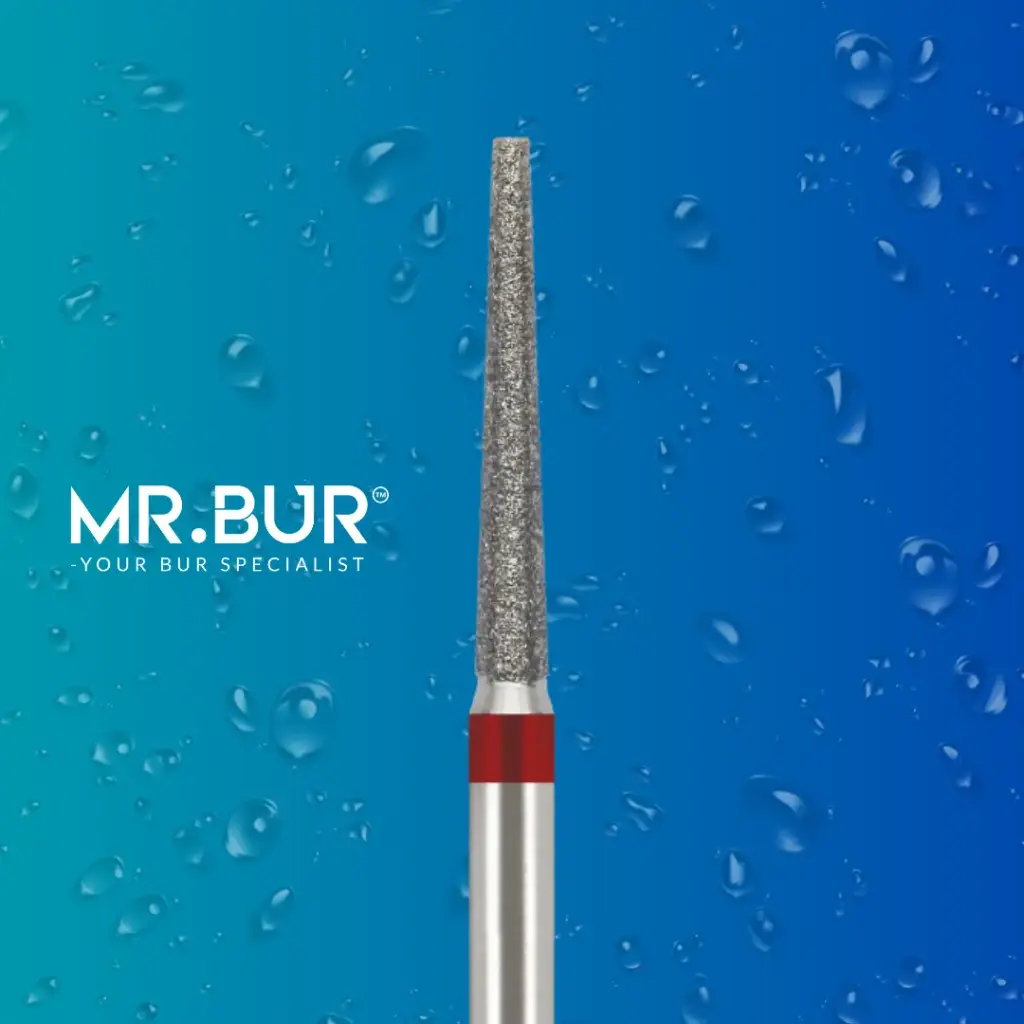 FG DIAMOND TAPER FLAT END FINE