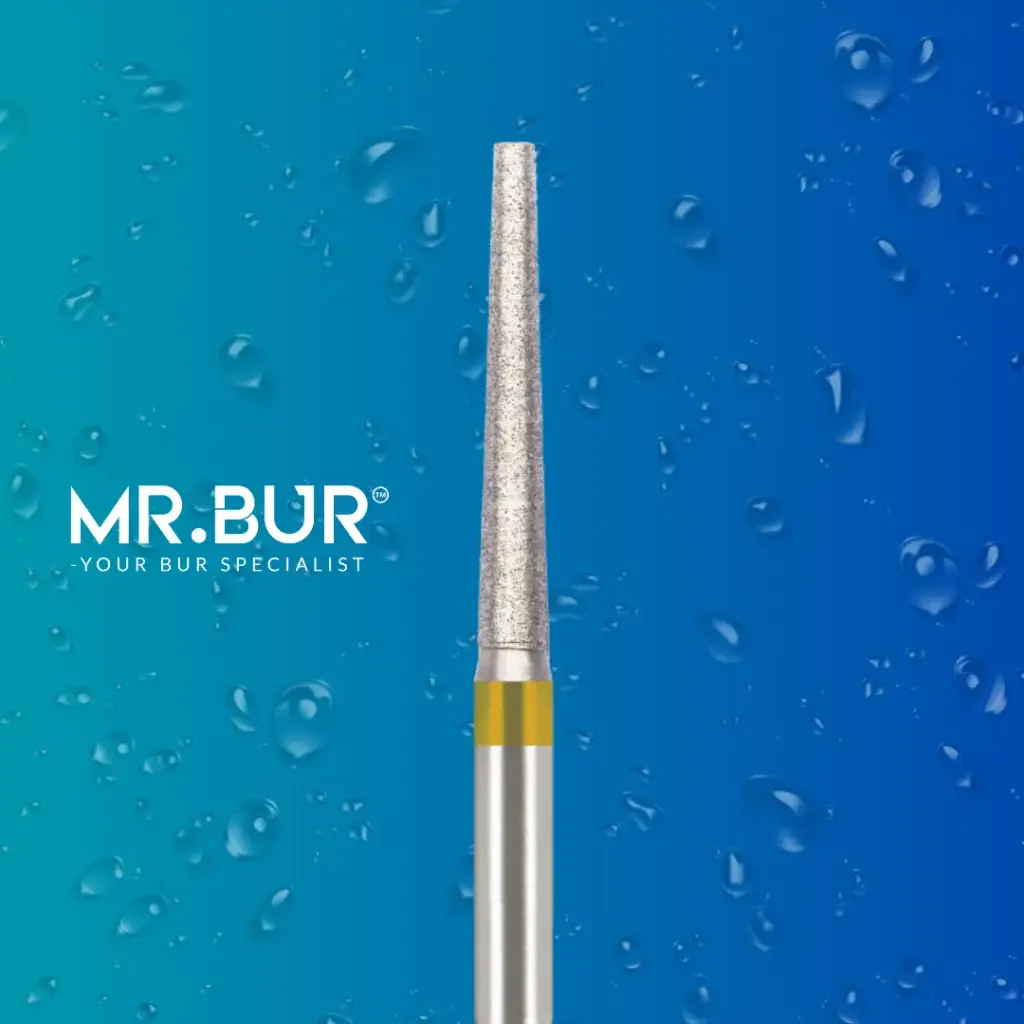 FG DIAMOND TAPER FLAT END SUPER FINE