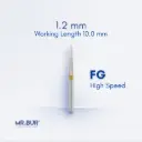 FG DIAMOND TAPER ROUND END SUPER FINE