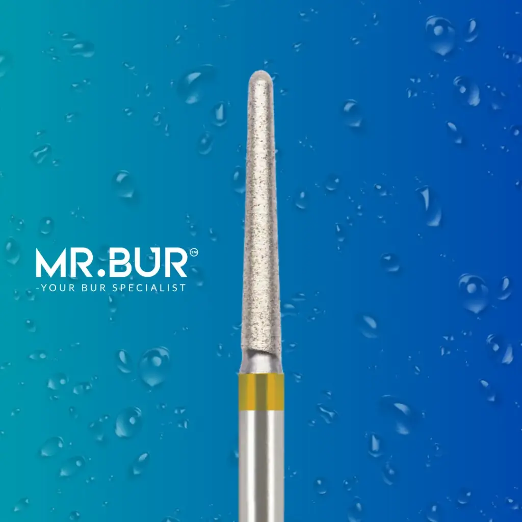 FG DIAMOND TAPER ROUND END SUPER FINE