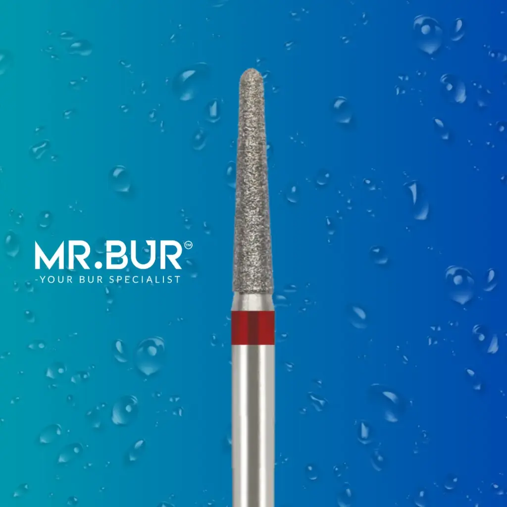 FG DIAMOND TAPER ROUND END FINE