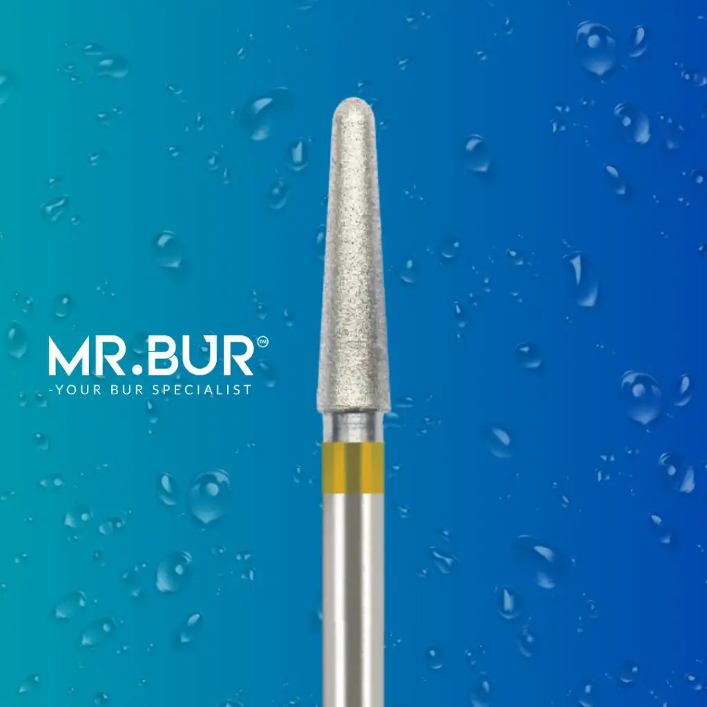 FG DIAMOND TAPER ROUND END SUPER FINE