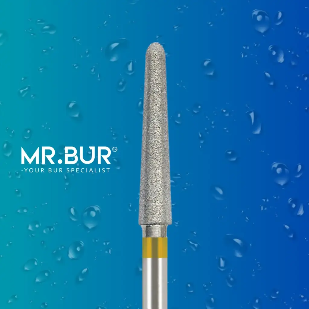 FG DIAMOND TAPER ROUND END SUPER FINE