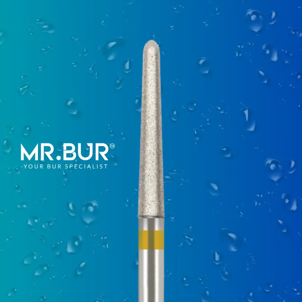 FG DIAMOND TAPER ROUND END SUPER FINE