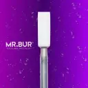 FG WHITE STONE CYLINDER FLAT END