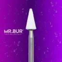 FG WHITE STONE POINTED CONE