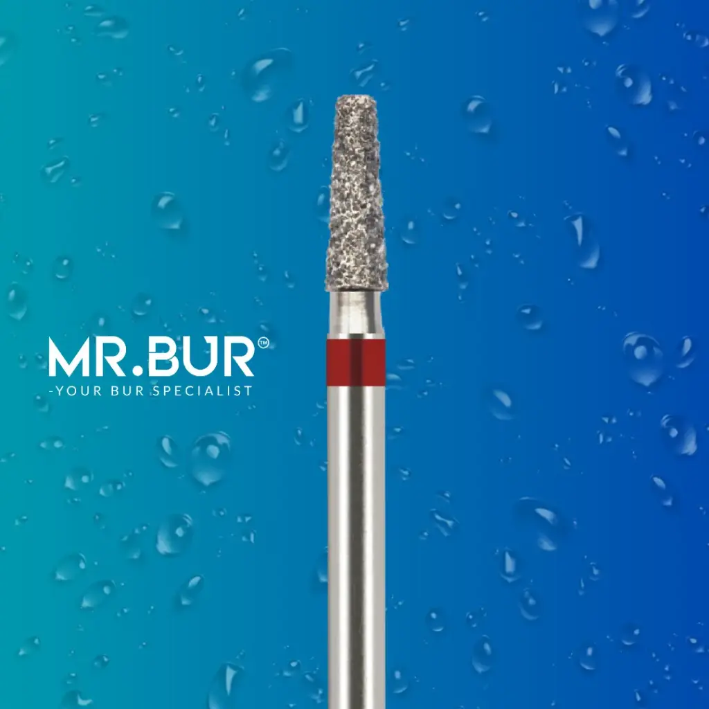 FG DIAMOND TAPER ROUNDED EDGE FINE