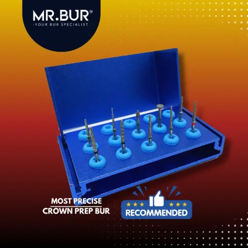 [CROWN & BRIDGE PREPARATION KIT] SPECIALTY DENTAL BUR KIT - CROWN & BRIDGE PREPARATION KIT FG 
