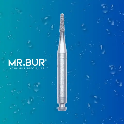 [R845/012] RA DIAMOND BUR TAPER FLAT END
