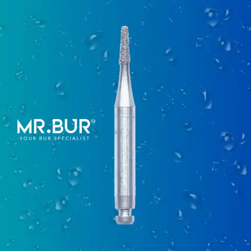 [R848/012] RA DIAMOND BUR TAPER FLAT END