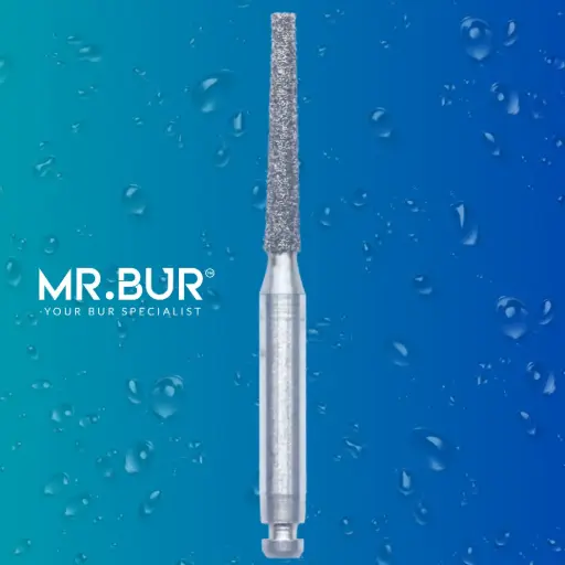 [R848/018] RA DIAMOND BUR TAPER FLAT END